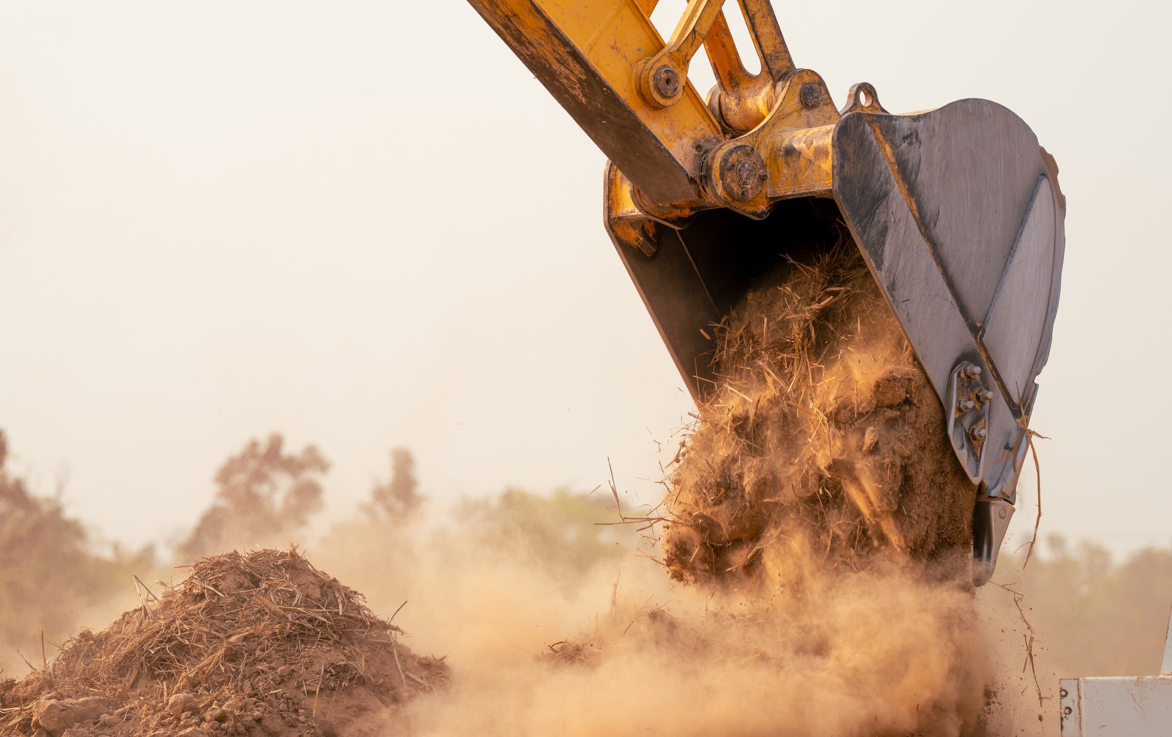Dirt Loading job site in East Texas