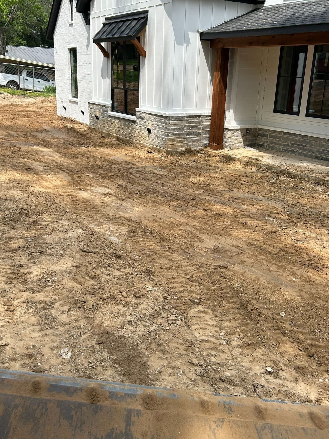 Land Clearing job site in East Texas